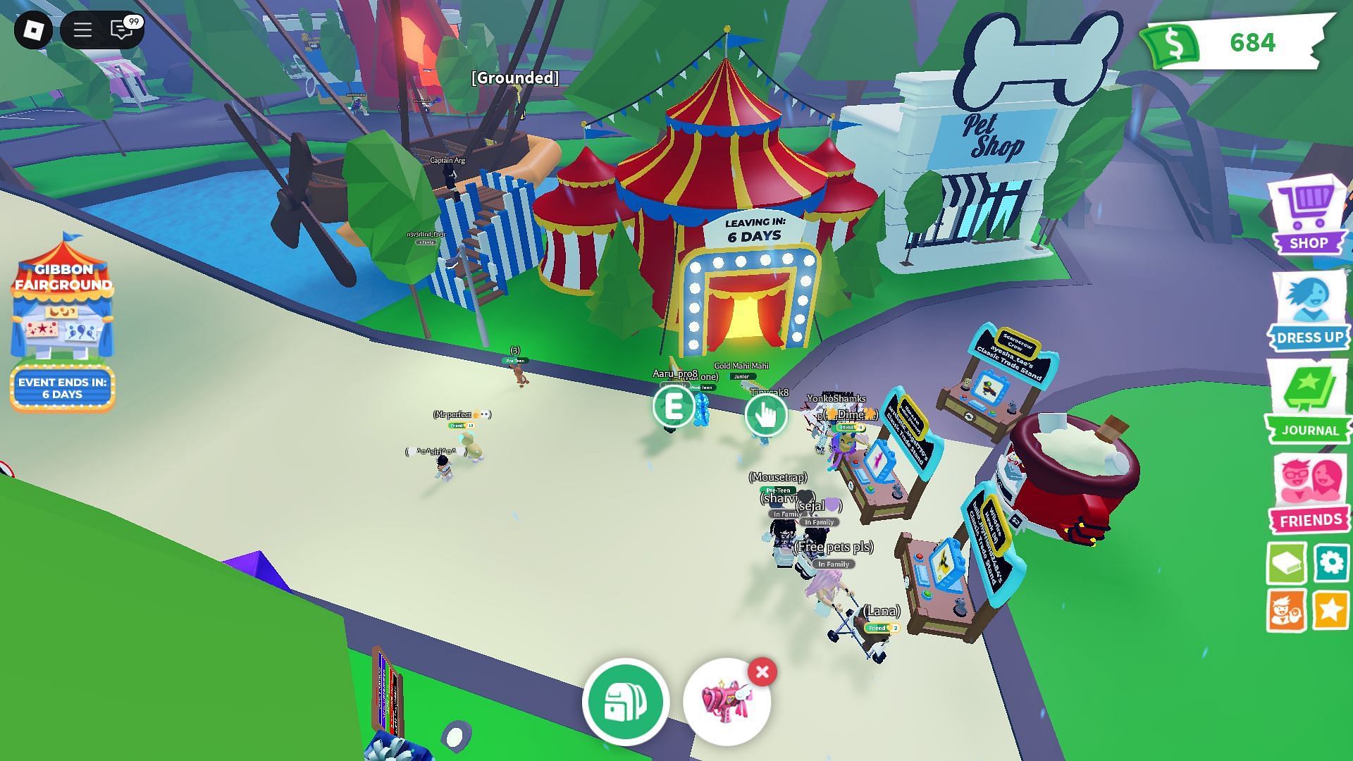 The Gibbon Fairground (Image via Roblox)